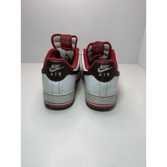 Nike Air Force 1 Low White University Red 488298-139 Men’s Size 10.5 w/ Box main image 4